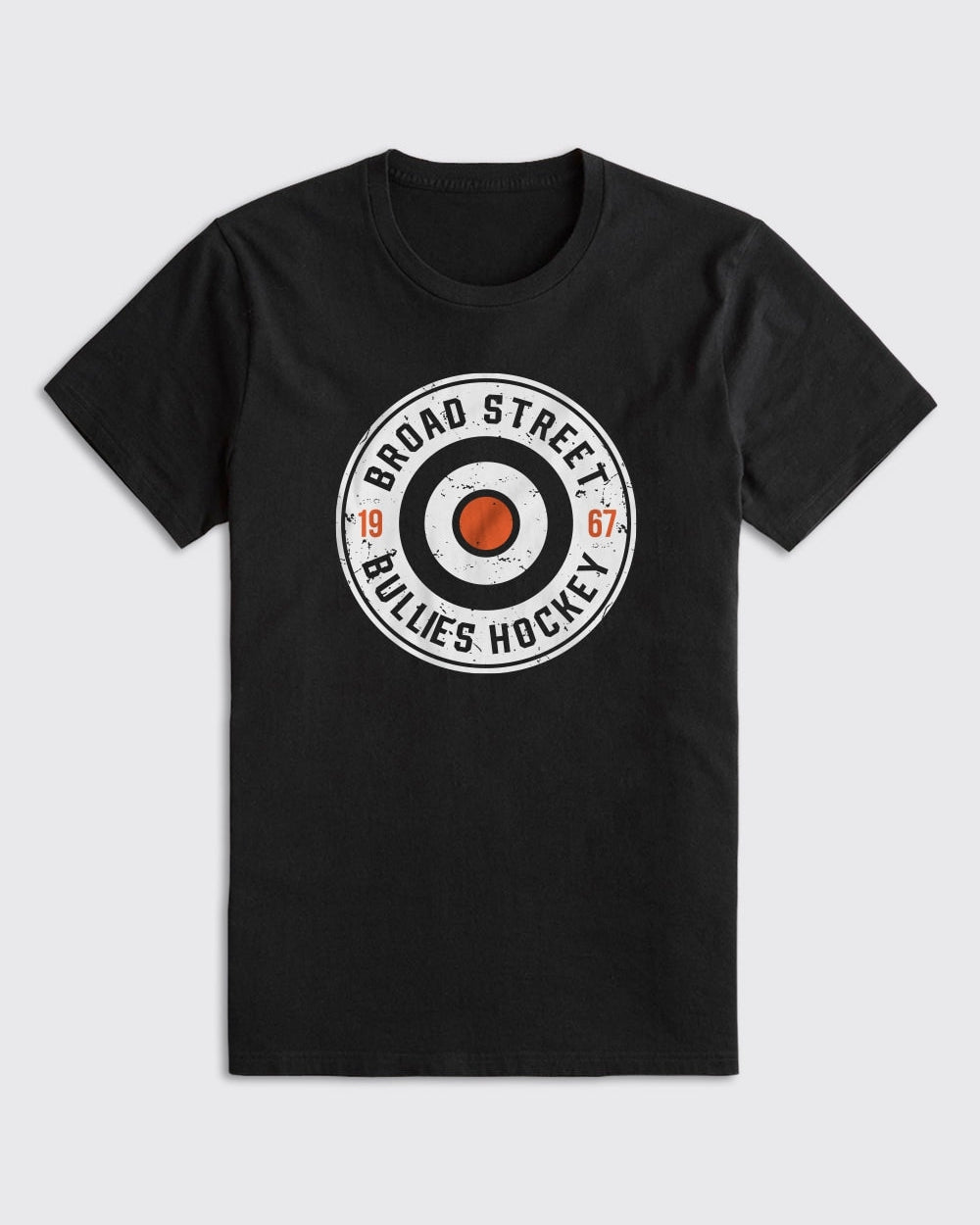 Philadelphia Flyers Broad Street Bullies Fist Distressed Men'S T Shirt –  BlacksWhite