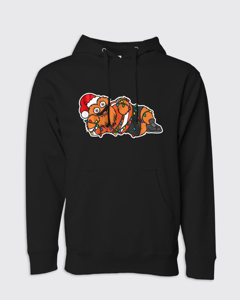Gritty Christmas Hoodie - Flyers, Hoodies - Philly Sports Shirts
