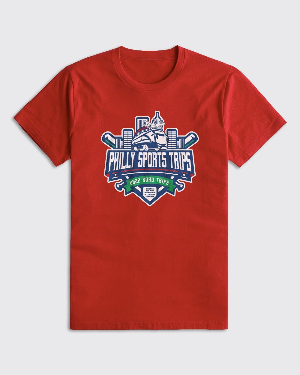 PST Phillies 2022 Road Trips Shirt - Philly Sports Trips - Philly Sports Shirts