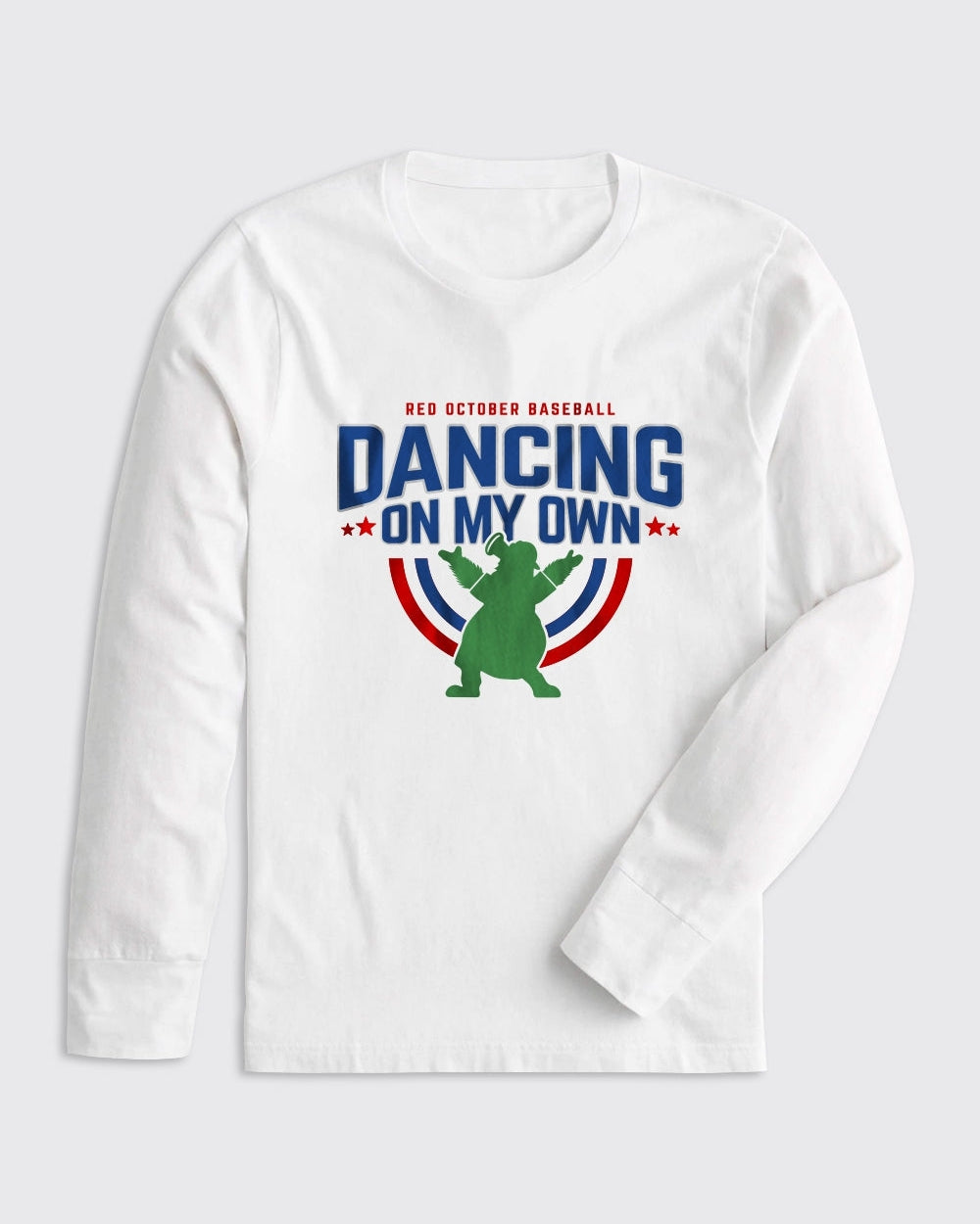 Philadelphia 76ers-Dancing On My Own Long Sleeve-White-Philly Sports Shirts