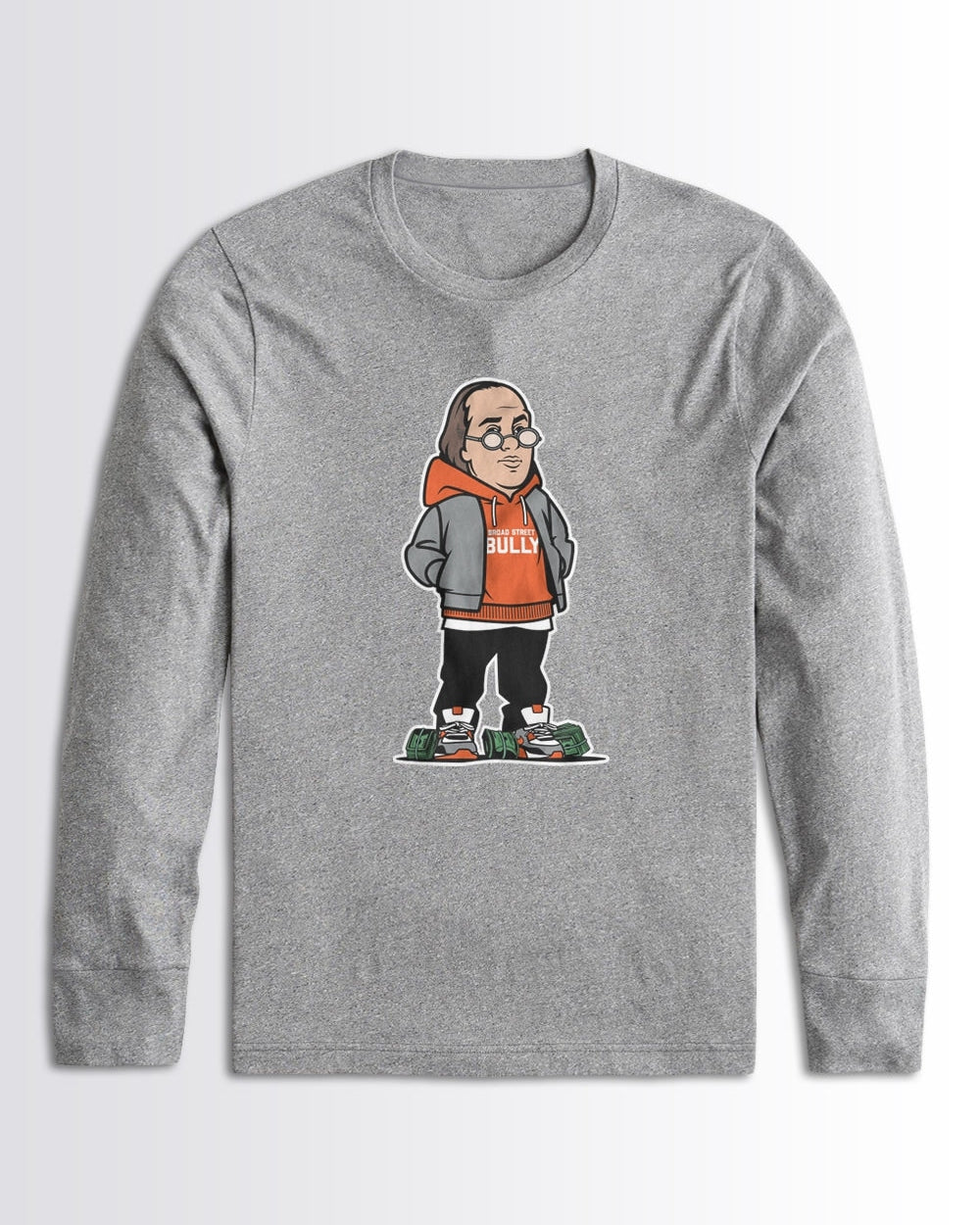 Ben Franklin Flyers Long Sleeve - Flyers, Long Sleeve - Philly Sports Shirts
