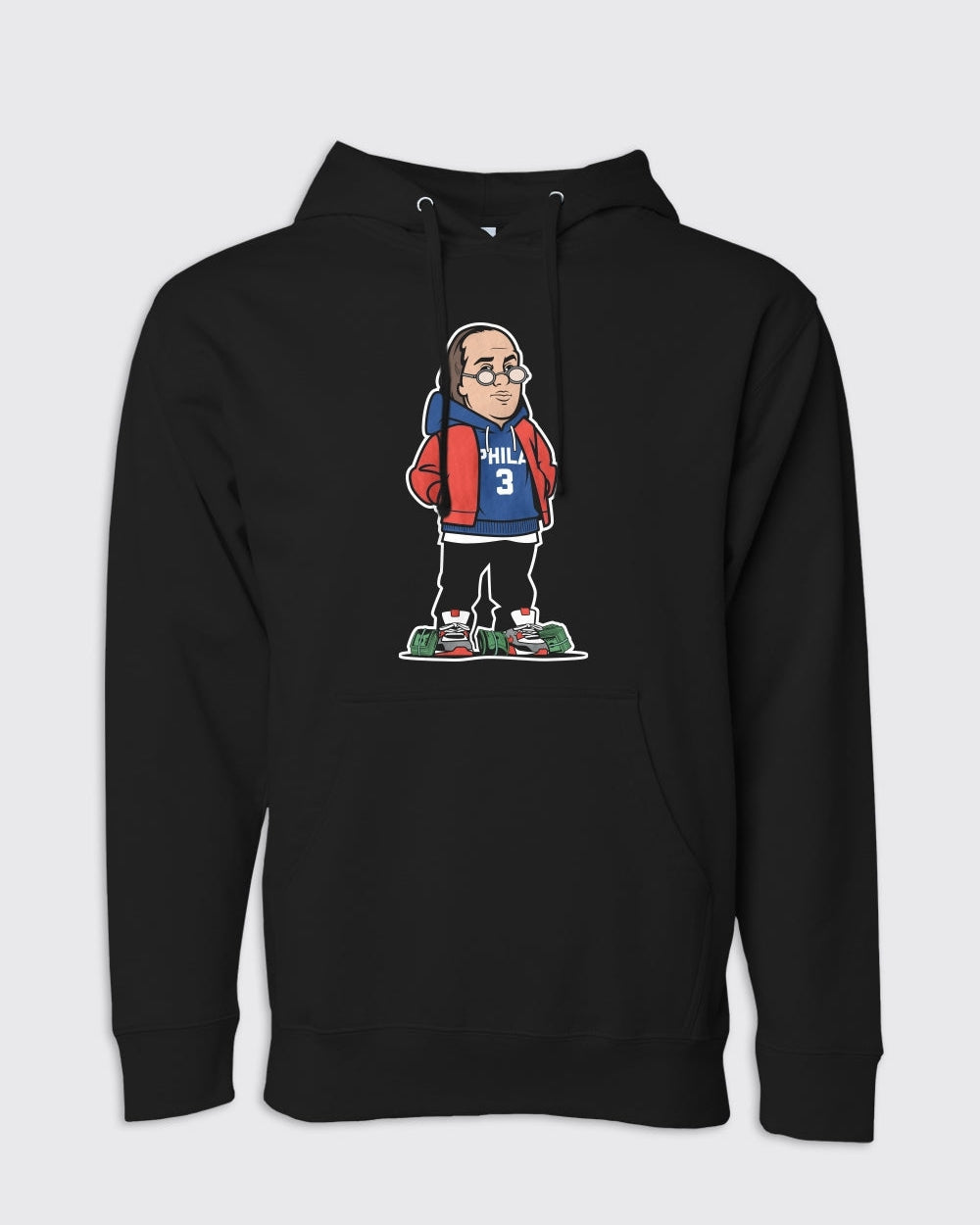 Ben Franklin Sixers Hoodie-Philly Sports Shirts