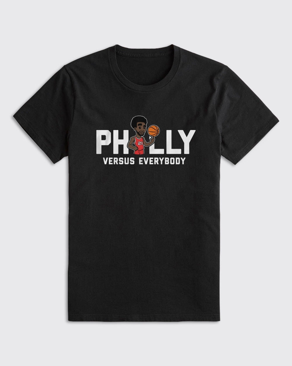 Embiid Philly vs Everybody Shirt-Philly Sports Shirts