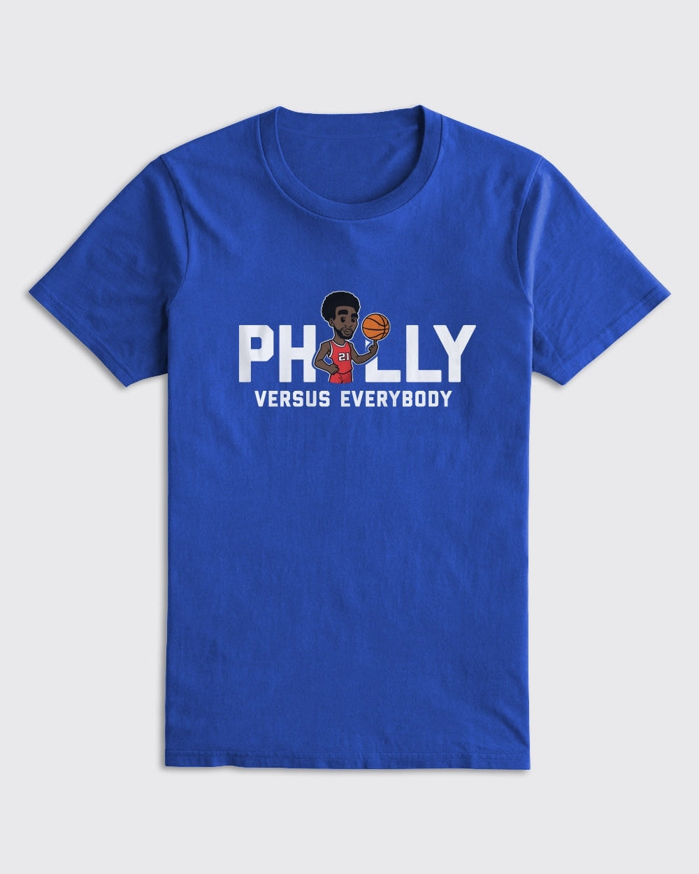 Embiid Philly vs Everybody Shirt-Philly Sports Shirts